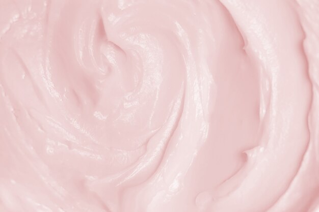 Pink texture of cream