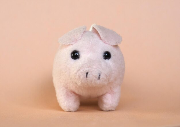 Pink toy pig