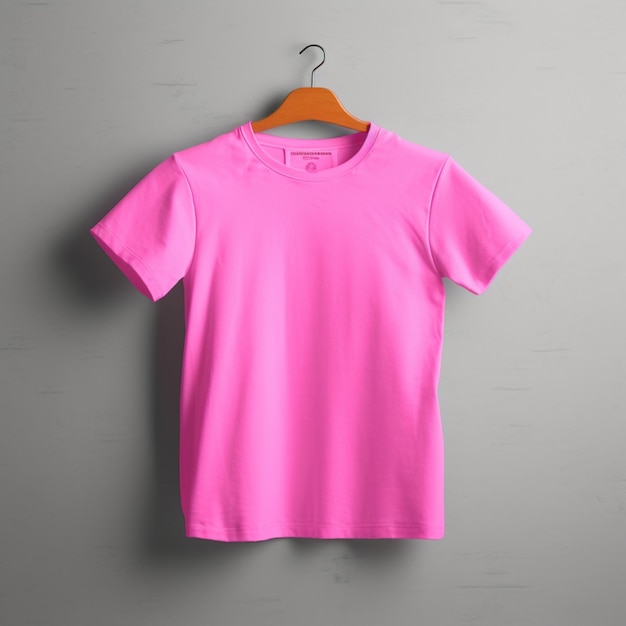 Pink Tshirt Mockup Shirt mockup set pink tee shirt mockup Tshirt template set front pink color