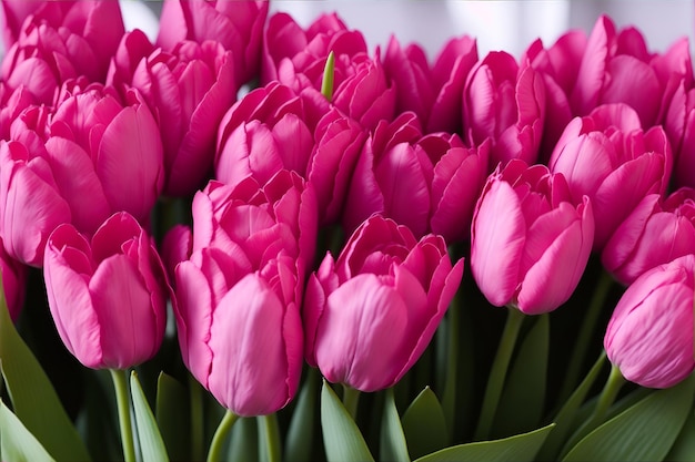 Pink tulips