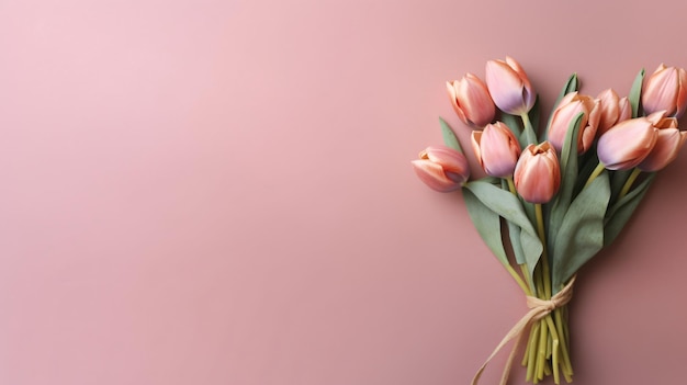 pink tulips