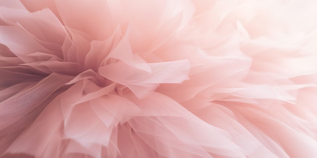 Pink Tulle Fabric Background