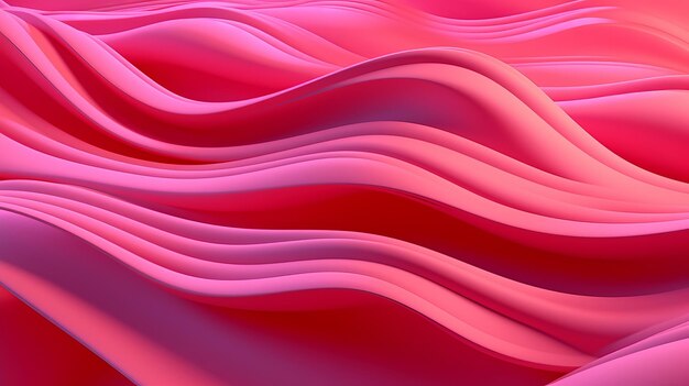 Pink undulating lines shape a colorful hypothetical foundation creative resource ai generated