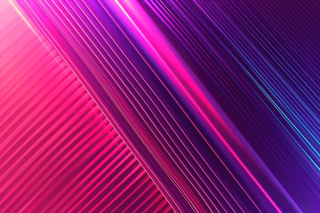 Pink and violet background with lines Abstract neon background with gradient and stripes