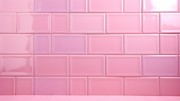 ピンクの壁のタイルの背景