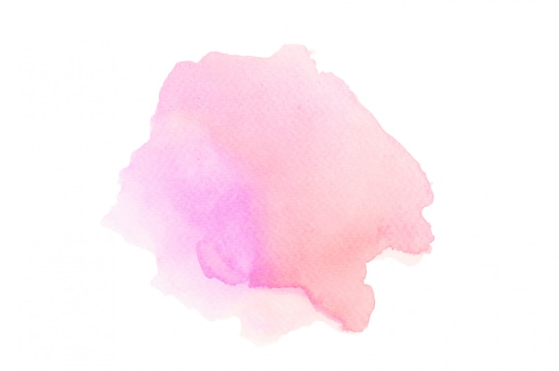 Pink watercolor for an abstract background.