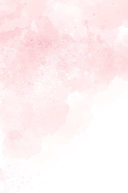 Pink watercolor background abstract texture with color splash design