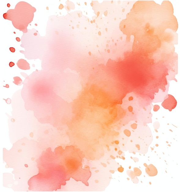 Photo pink watercolor paint background