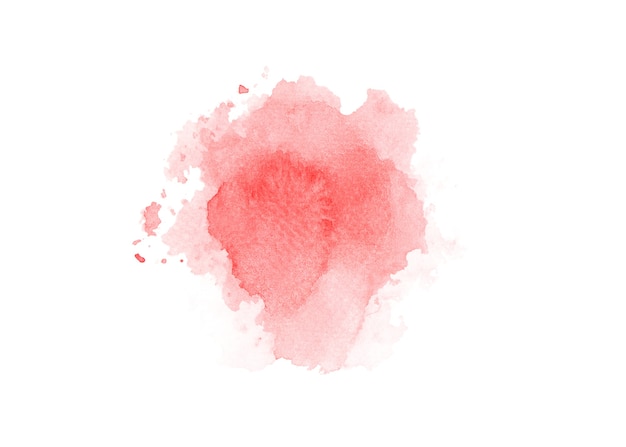 Photo pink watercolor paint on paper background