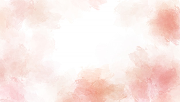 Pink watercolor painted paper texture background.