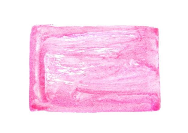 Pink watercolor on paper