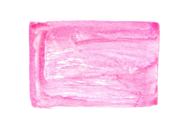 Pink watercolor on paper