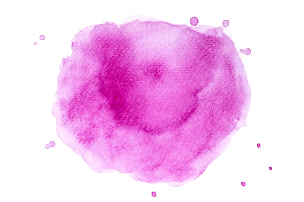 pink watercolor stain paint stroke