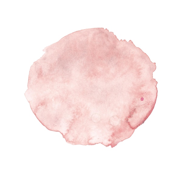 Pink watercolor stains