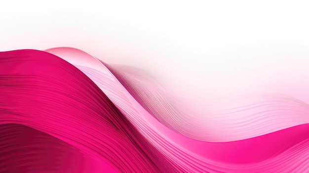 Pink waves on a white background