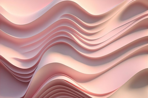 Pink wavy background