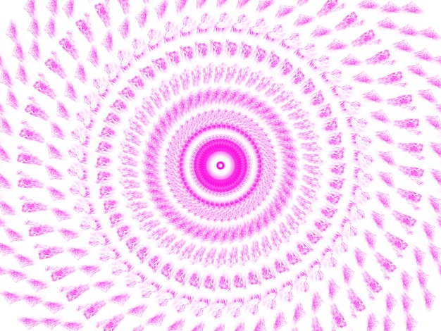 A pink and white background with a large circle in the center.