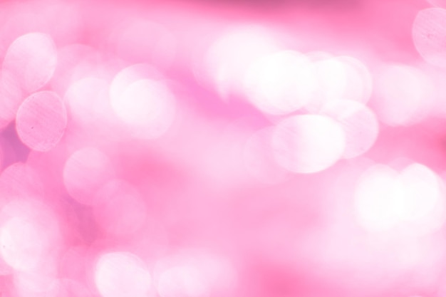 pink and white bokeh abstract background