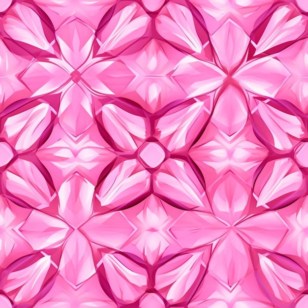 A pink and white diamond shaped design is shown in this image.