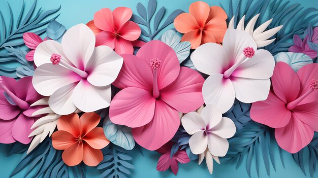 pink and white frangipani flowers