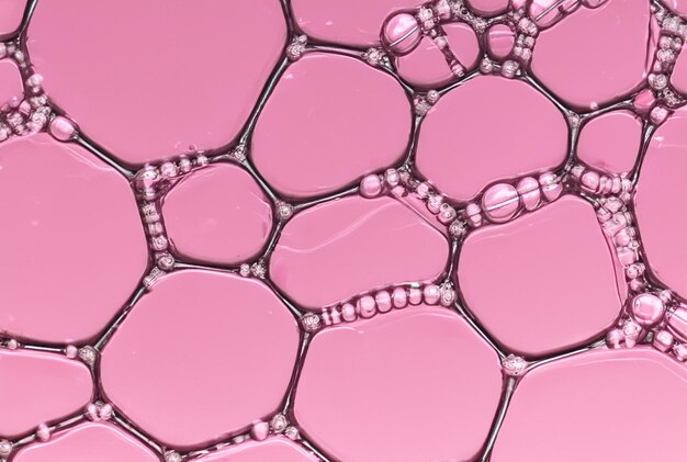 Pink and white mosaic tiles with a pink background