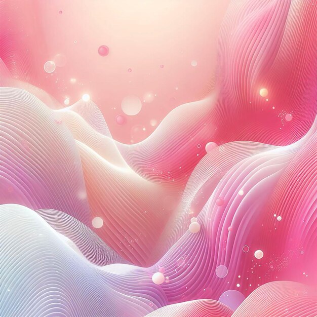 Pink and white wave background soft background