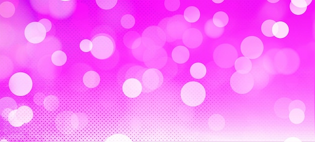 계절별 휴일 이벤트 및 축하를 위한 분홍색 와이드 스크린 보케 배경