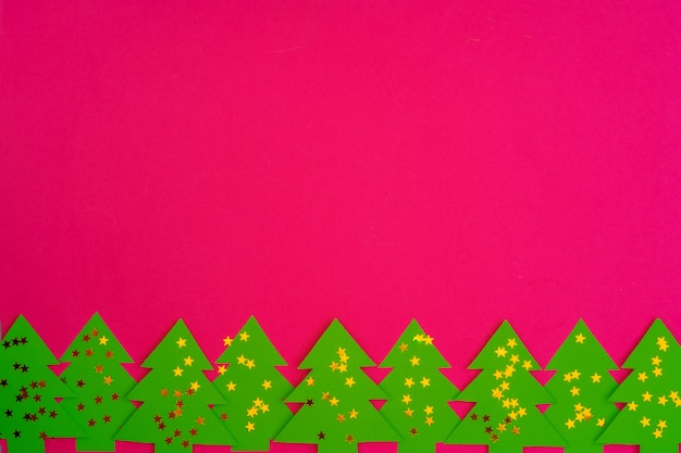 Pink  with Christmas holiday decorations pattern