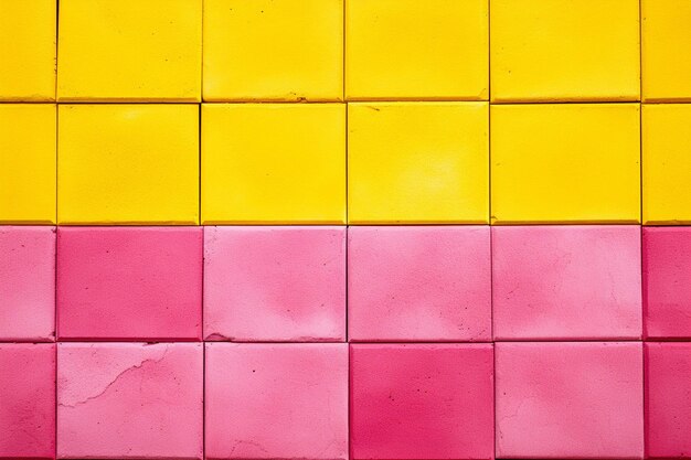 Photo pink and yellow background