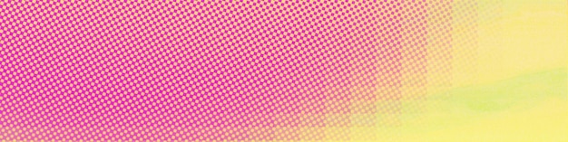 Pink and yellow mixed gradient horizontal background Empty panorama widescreen backdrop illustration