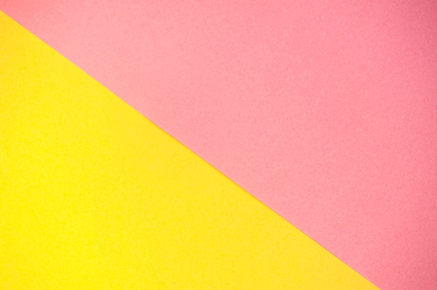 Pink and yellow paper background