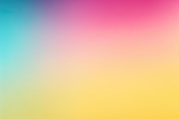 Photo pink yellow turquoise pastel gradient background soft