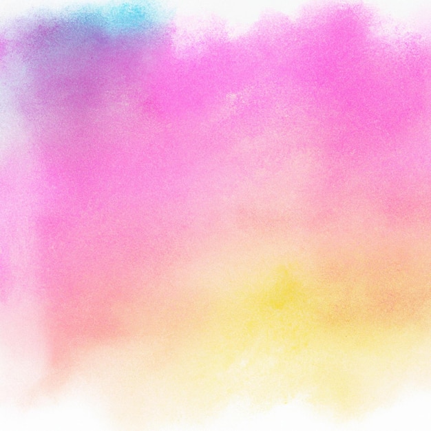 Photo pink and yellow watercolor background with a pink and yellow gradient