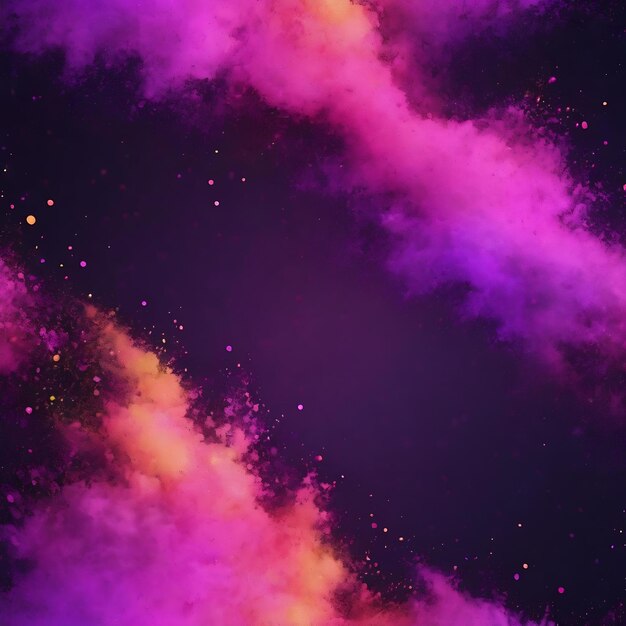 Pinkpurple gradient background with glowing particles psychedelic image