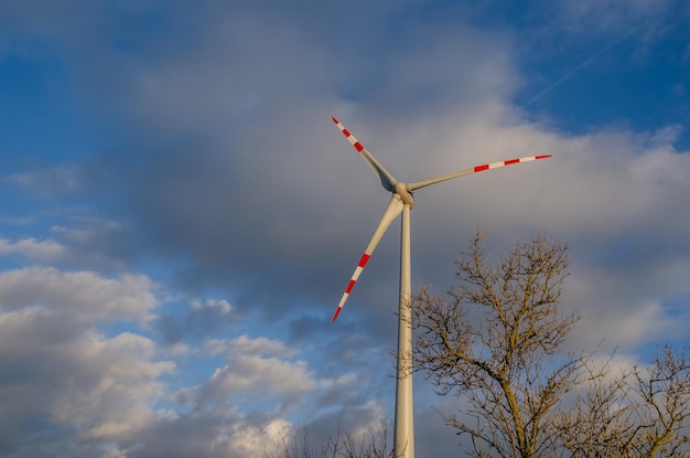 Pinwheel with clouds