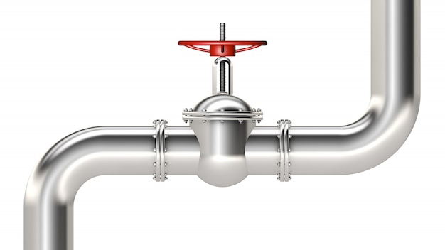 Pipe and valve