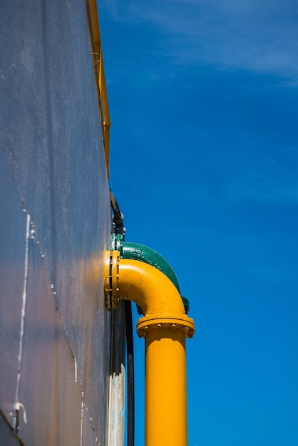 Pipe in the water treatment process