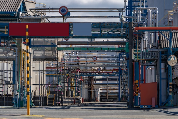 Stabilimento della fabbrica di olio chimico della conduttura