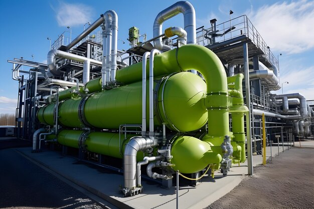 Pipeline voor de productie van groene waterstof uit hernieuwbare energiebronnen