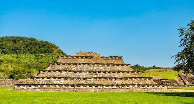 Piramide op de archeologische vindplaats El Tajin, UNESCO-werelderfgoed in Mexico