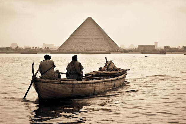 piramides egypte egyptische cultuur concept art