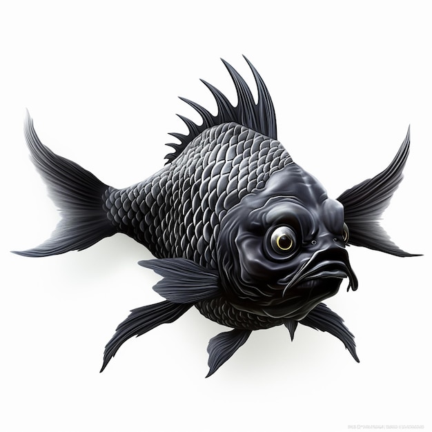 ピラニアのマスコットロゴがジャンプする魚のベクトルシロウト