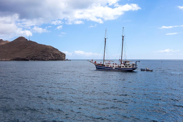 Fuerteventura 연안의 해적 갤리온 선