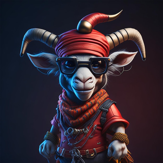 Pirate goat