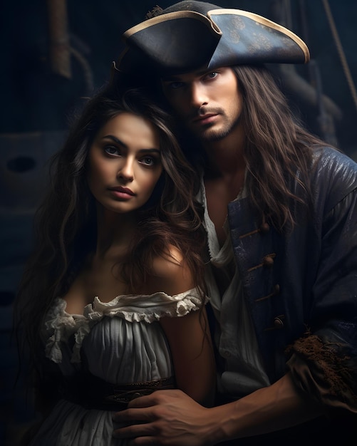 Pirate and his lady