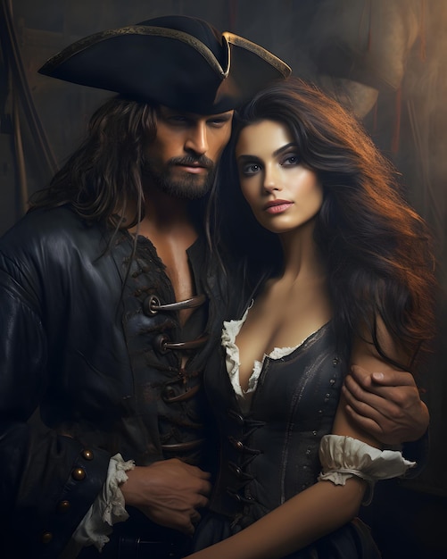 Pirate and his lady