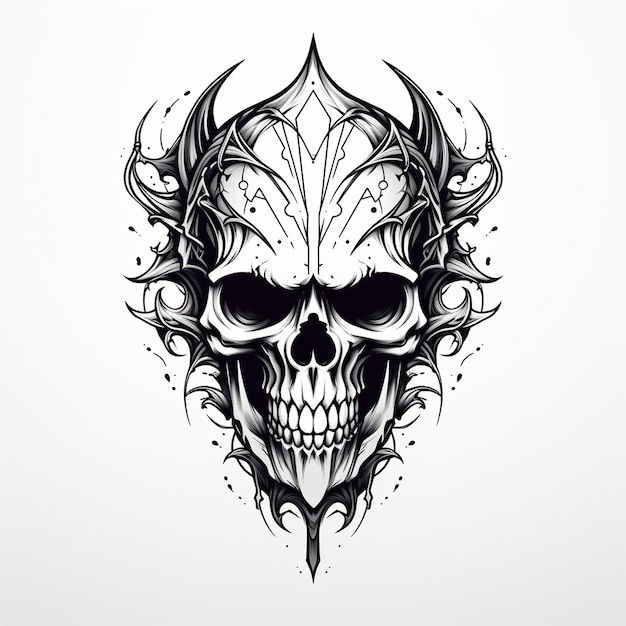 Photo pirate skull icon