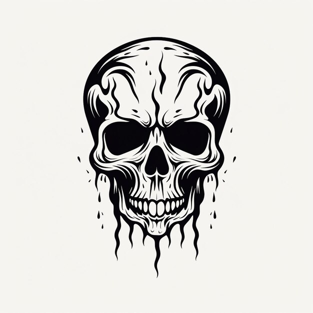 Photo pirate skull icon