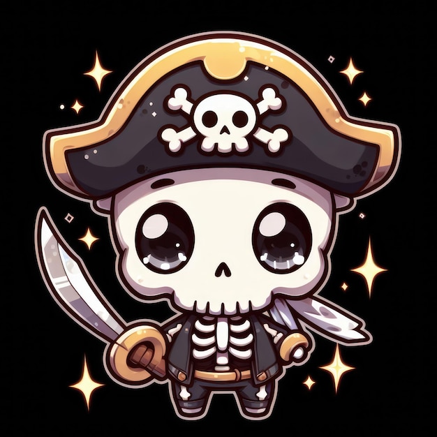 Photo pirate skull