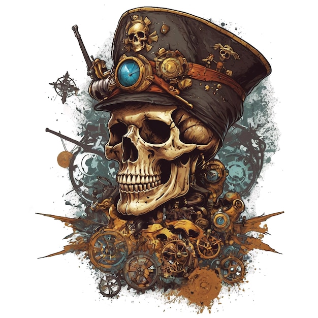 Foto piraten schedel